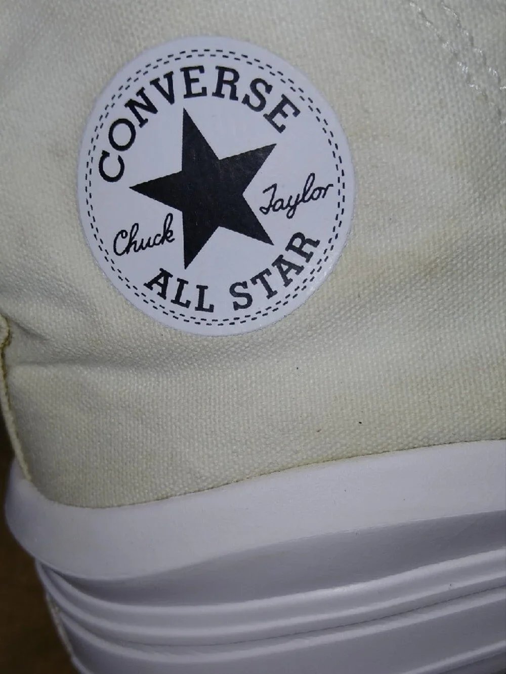 Womens Converse Chuck Taylor All Star Platform High Top Sneakers - White Sz: 6